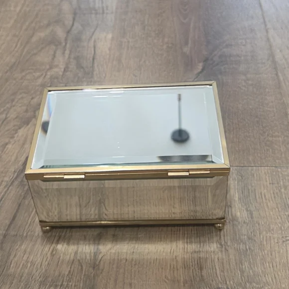 Vintage Schmid Mirrored Musical Jewellery Box With Velvet Interior - Picture 4 of 8